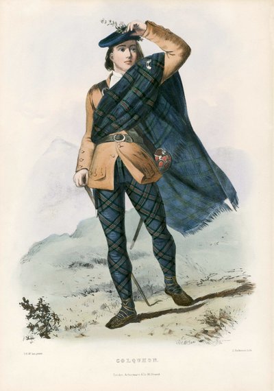 Colquhon, da The Clans of the Scottish Highlands, pub.1845 da Robert Ronald McIan